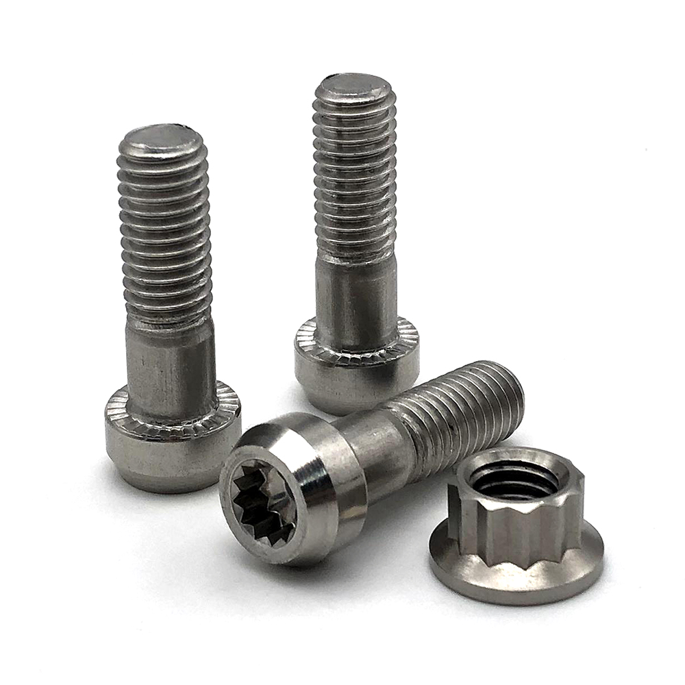 非標螺絲 鈦螺絲 鈦合金螺絲 鈦合金法蘭螺母 非標螺母 內十二角螺絲
