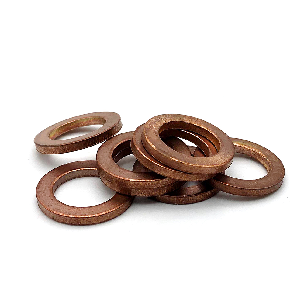 墊圈 紅銅墊圈 紫銅墊圈 非標墊圈 墊片 純銅墊圈 銅墊圈 定制墊圈 新能源汽車墊圈
