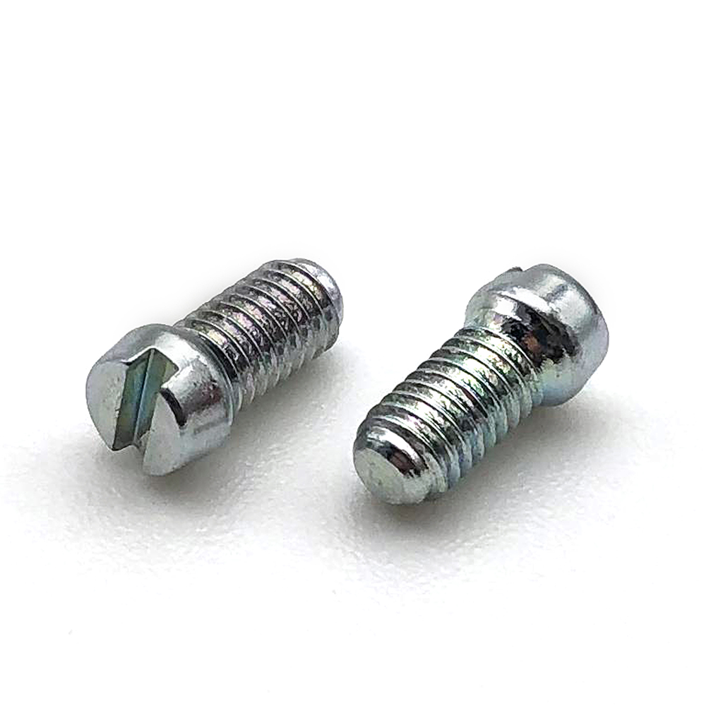 工廠生產(chǎn)一字槽圓柱頭螺絲釘8.8級(jí)鍍鋅藍(lán)白鋅開(kāi)槽杯頭螺栓定制非標(biāo)螺絲