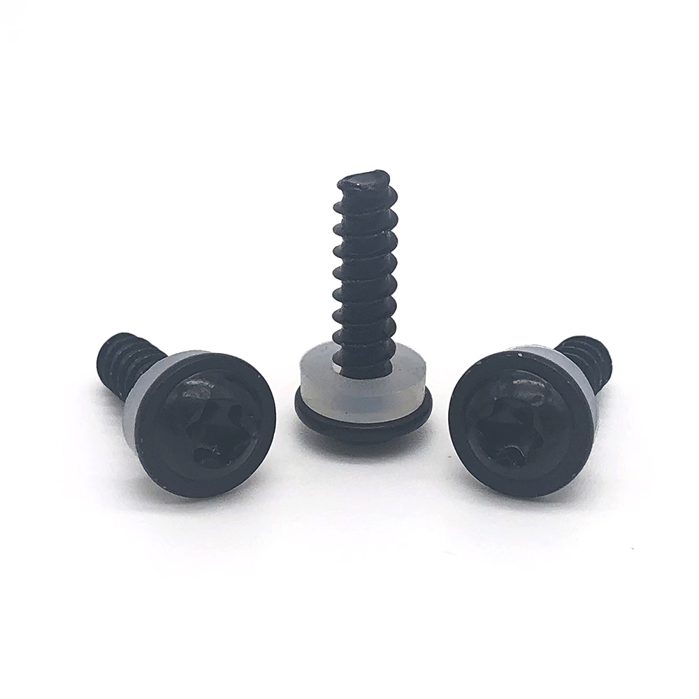 圓頭梅花螺絲帶塑料墊圈螺絲適用汽車金屬螺絲卡扣大全保險杠葉子板擋泥大燈固定十字螺絲卡子定制非標螺絲