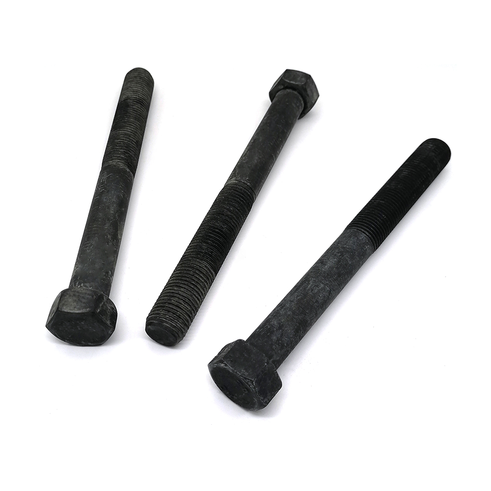 生產高強度螺栓 發黑12.9級六角半牙螺栓 卡車專用螺栓 定制非標螺栓螺絲