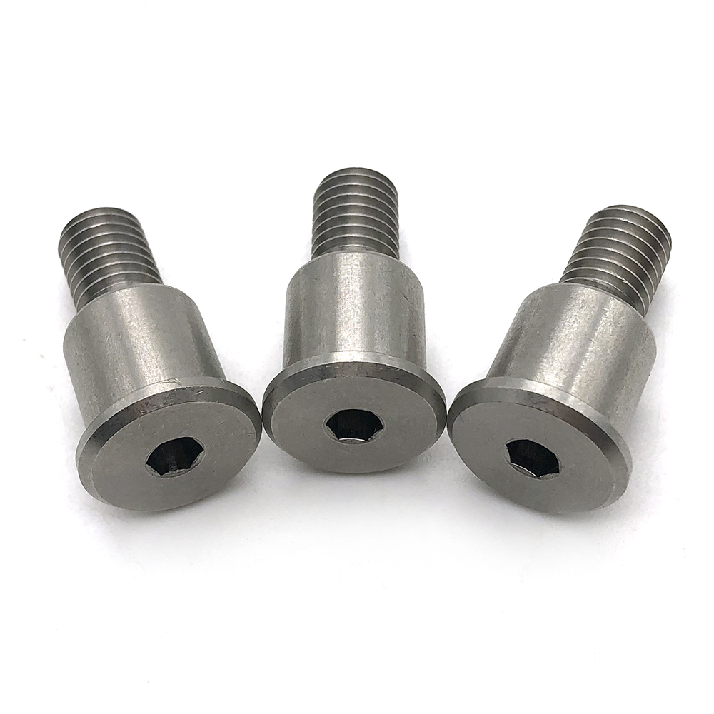 非標定制臺階螺絲不銹鋼臺階內六角螺絲來圖加工碳鋼半牙限位螺釘